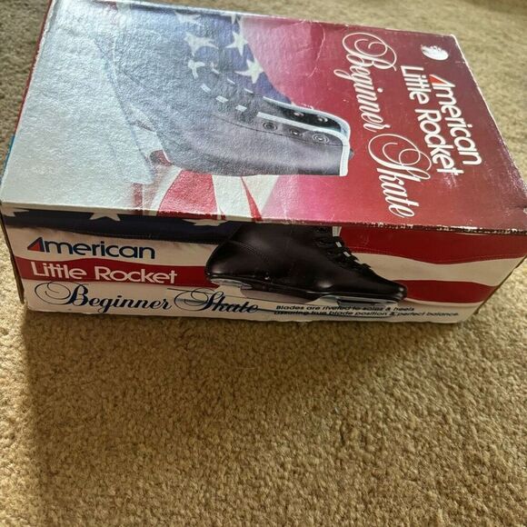 American Little Rocket Black Size Boys 13 Beginner Ice Skates - Picture 12 of 12